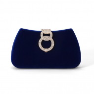 Vintage Purses Ladies' Dinner Bag Plush Hand Bag Solid Color Chain Diamond Evening Bag (DG140427red) 2