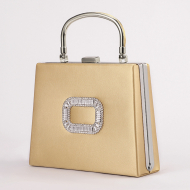 [Silver] Ladies' Popular Purses Handbag Leather Party Purse Crystal Prom Bag (DG140430silver) 2