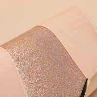 Evening Bag Women's V-Shaped Rhinestone Sequins Diagonal Cross PU Party Dress Bag (FY140365black) 8