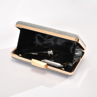 [Silver] Women Shoulder Bag Silver Clutch Bags Prom Glitter Prom Purse (FY140396) 8