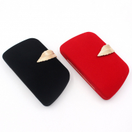Velvet Large Evening Bag Women's Cosmetic Bag (LZ0025black) 6