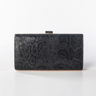 Snake Pattern Evening Purse PU Leather Women's Fashion Luxury Square Bag Partying Shoulder Bag (FY140357) 5