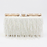 Evening Purse Diamond Fashion Evening Bag Rectangular Dress Bead Tassel Bag Wholesale (LZ0013) 1