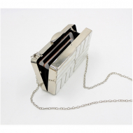 New Fashion Acrylic Women Handbag Formal Shoulder Bag (LZ0018gold) 8