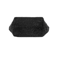 Black Canvas Rhinestone Women Tote Bag For Work Dumpling Pouch Bag Top Handle Satchel Bag Large Shoulder Handbag And Purse (XP140630bblack) 6