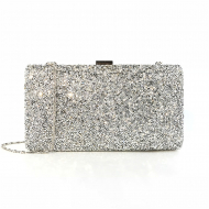 Sparkly Evening Purse Small Handbags Prom Formal Evening Bag (WD140255black) 3