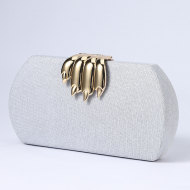 New Clutch Bags For Wedding Evening Bag Women Shoulder Bag Retro Evening Bag (DG140445gray) 2