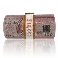 Evening Clutch Bag USD Diamond Cosmetic Bag Customized Women's Bag Small Purses For Women (WD140287red) 5