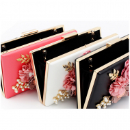 Fashion Designer Purses On Sale Sweet Flower Purse Pearl Clutch Bags Popular Purses (LZ0135black) 10