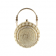 Beaded Evening Clutch Bag New Round Evening Clutch Bag Handmade Beaded Evening Clutch Bag (WD140258) 2