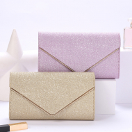 [Pink] Pink Glitter Purse Evening Bag Bridal Clutch Lucky Brand Handbags (FY140304pink) 4
