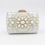 Fashion Embroidery Evening Bag Simple Makeup Evening Bag (LZ0086) 2