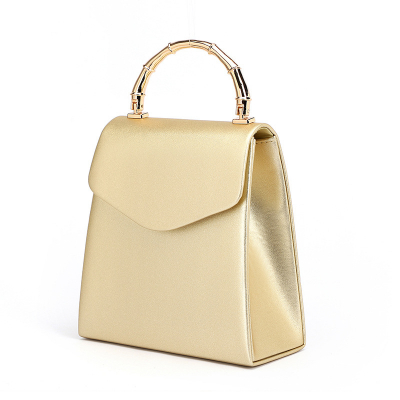 [Gold] Small Bag For Women Leather Evening Clutch Purse Fashion Party Bags