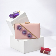 Floral Clutch Bag Evening Bag Handmade Flowers Banquet Bag (FY140386Style A) 3