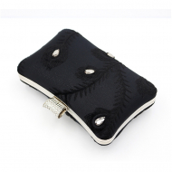 Dinner Bag New Black Embroidered Handbag Ladies' Evening Bag Dress Bag (LZ0128) 5