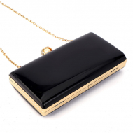 [Black] Diamond Evening Clutch Purse Small Evening Bag Leather Party Bags (DG140560black) 7