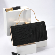 [Silver] Top Handle Bag Solid Color Evening Bag Banquet Bag Silver Handbag (FY140384silver) 8